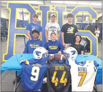 Six BMS Standouts Sign To  Play High School Football