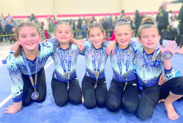 Pictured above (from left) are Kyndlee Doolen, Madison Childress, Presley Budka, Addy Murray, and Blakelyn Inman. Photo provided