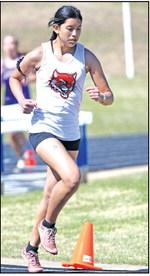 EHS's Aha Roubidoux placed 21st with a time of 1:11.39