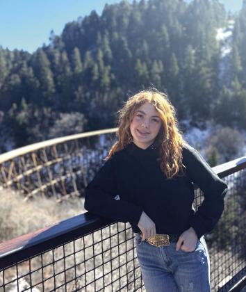 Pottawatomie County 4-H Clubs Secretary Kimberly Holland recently attended the 4-H Senior Leadership Retreat in New Mexico. Photo provided