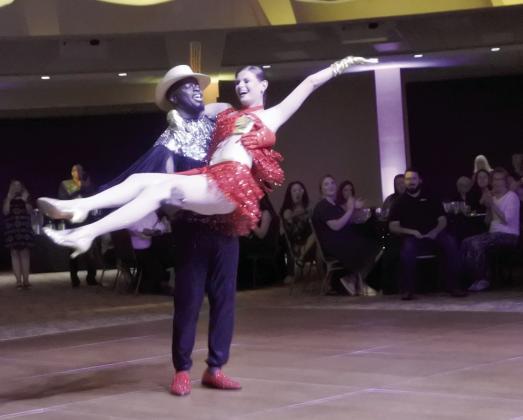 Team Fire &amp;amp; Ice comprised of Fhionna Shaughnessy and Jamelle Payne lit up the dance floor as they performed to “Electricity” by Dua Lipa.