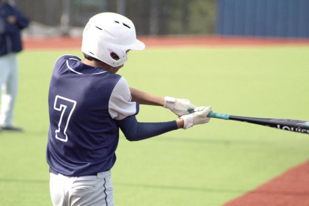 Asher junior Kasen Foster hits a double. Natasha Dunagan, Countywide &amp;amp; Sun