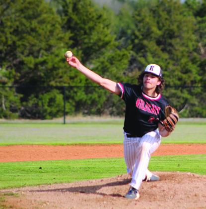 Earlsboro junior James Smith sends the ball past home in the first inning of the home game with Strother, March 27. The Wildcats won, 12-2. Countywide &amp; Sun/Natasha Dunagan