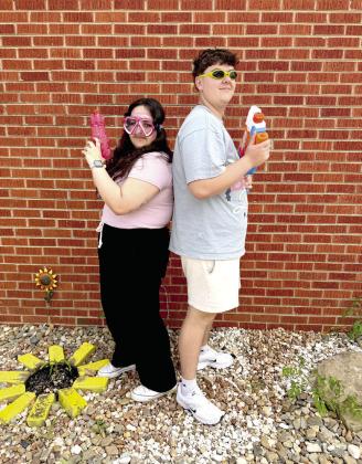 Countywide &amp;amp; Sun interns, Cheyanna Dietz and Shane Blankenship are armed and ready for their Senior Assassin game.