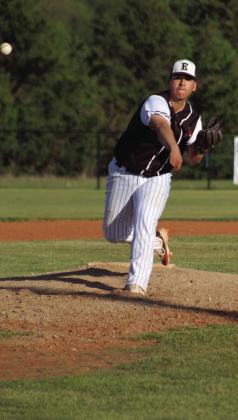 Earlsboro senior Rodney Stryker hurls the ball home in the game against Stratford on April 17. The Wildcats won, 12-9. Countywide &amp;amp; Sun/ Natasha Dunagan