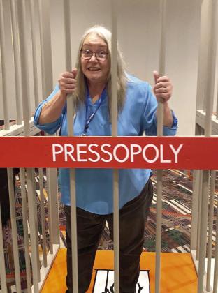 Being Owner, Editor and Publisher can sometimes drive your employees to toss you in the joint! Julie Talton, Countywide &amp; Sun