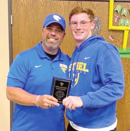 John Allred joins the Century Club with 160 tackles.