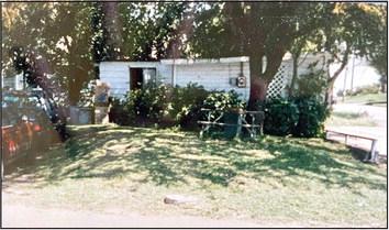 The Snow Boy Snow Cones stand, now Epic Sno Cones at 722 S. Beard in Shawnee, is shown in years past when it was surrounded by trees. Photo provided.