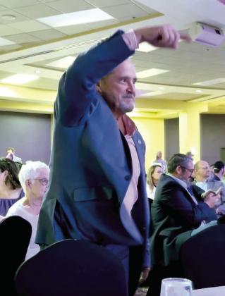 State Rep. Danny Sterling volunteered as a spotter for Project SAFE's Honey Do Auction held Oct. 9, 2025, at The Grand Casino &amp;amp; Resort. The event raised over $186,000 including $75,000 in matching funds from the Paul Milburn Foundation. Suzie Campbell, Countywide &amp;amp; Sun