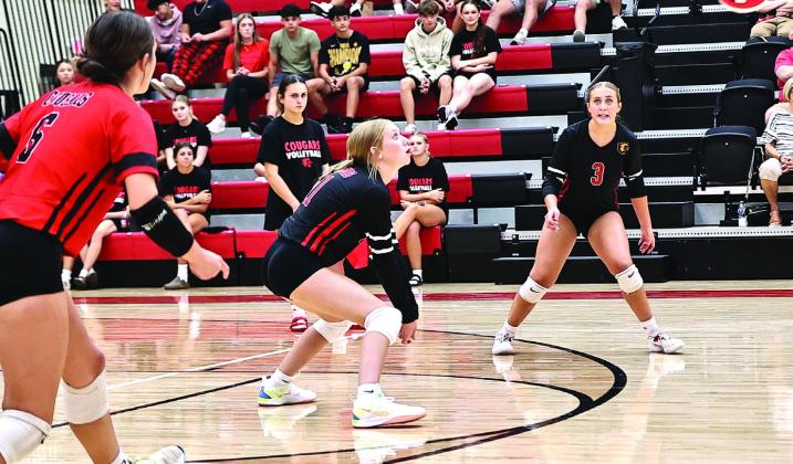 Liana LeClaire's defensive presence has been crucial to the Lady Cougars in the start of the season.