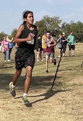 Earlsboro's Eco Roubidoux placed 10th in the North Rock Creek meet held Sat., Sept. 14.