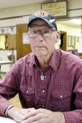 Vietnam and U.S. Navy Veteran Henry Watters was in two tours of Vietnam. He credits his wife Julia and her gift of a St. Christopher necklace with keeping him safe and sane overseas. Watters has worn the necklace for more than 53 years. Countywide &amp; Sun/Natasha Dunagan