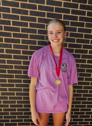 Tecumseh High School junior Kennadee Mason was named to the Route 66 Nut House Bash All-Tournament team. Photo provided