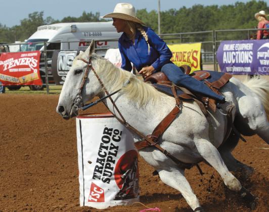 Rianne Tinsley of Shawnee finishes up her run in the second go-round of the IFYR on the morning of July 11. Natasha Dunagan, Countywide &amp; Sun