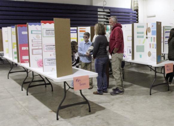Cross Timbers Elementary Science Fair (see long caption)