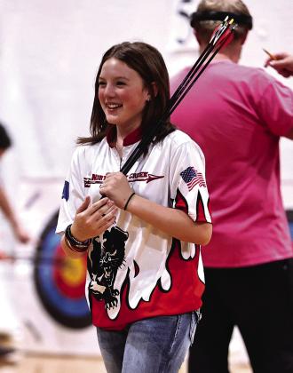 North Rock Creek 6th grader Sophie Williams shot a 256.