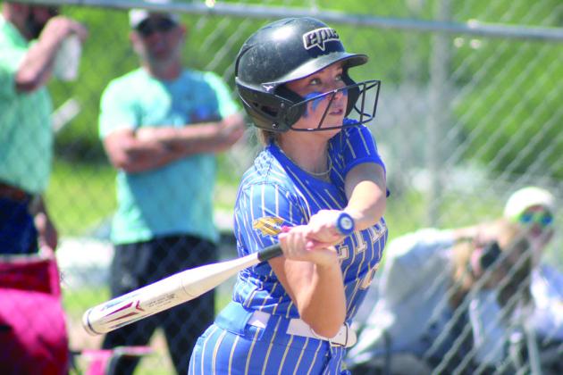 Bethel sophomore Frost Peltier eyes the pitch. Natasha Dunagan, Countywide &amp;amp; Sun