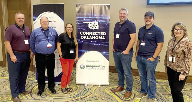 Members of the CVEC Fiber Team recently attended the first annual broadband summit hosted by Cooperative Broadband Coalition. CVEC Fiber, created in 2021, currently serves over 18,000 households in rural communities. Photo provided