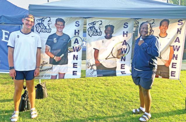 Shawnee Boys Tennis Doubles team competes at State Tournament.