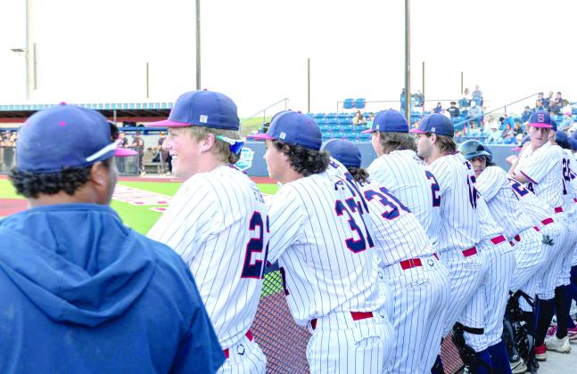 The Seminole State College Trojan baseball team concluded the 2025 season with a 34-20 record and earned multiple Region II honors, including Coach of the Year for Mack Chambers and MVP recognition for Declan Dahl of Azle, Texas. Photo provided by SSC