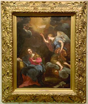 Annun- ciation by Francesco de Mura.