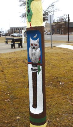 Shown is the bottom portion of the historic Woodland Veterans Park totem pole. Countywide &amp;amp; Sun/Natasha Dunagan