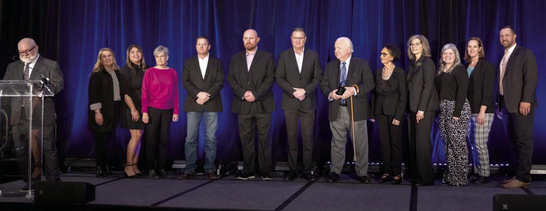 Citizen Potawatomi Nation is honored as a 2023 Partner in Progress for its work with Gordon Cooper Technology Center. Photo provided by CPN