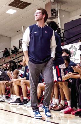 Seminole State College named Austin Bogle (pictured right) as full-time Men’s Basketball Head Coach ahead of the Region II – Division I Tournament, which begins March 12 at Rougher Village Arena in Muskogee. Photo provided by SSC