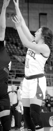 Bethel’s Hannah Davidson plays in the 2022 State Tournament Quarterfinals. File photo