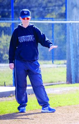 Bethel Slow Pitch Head Coach Tara Satterfi eld has been chosen as the Oklahoma Slow Pitch Coaches Association Large West All-State Coach. Photo courtesy of 181 Photography.