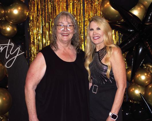 Countywide &amp; Sun Owner Suzie Campbell poses with Melissa Dennis who was named to the number one spot of the The Pottawatomie Power Poll. Savannah Talton, Countywide &amp;amp; Sun