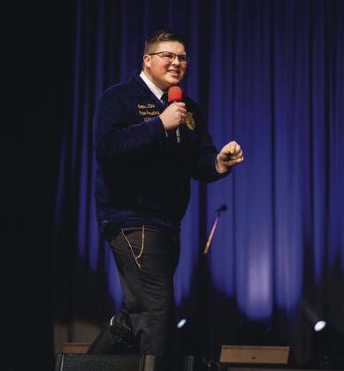 State FFA President Cooper Kline learned leadership, work ethic in NRC HS FFA - Photo provided