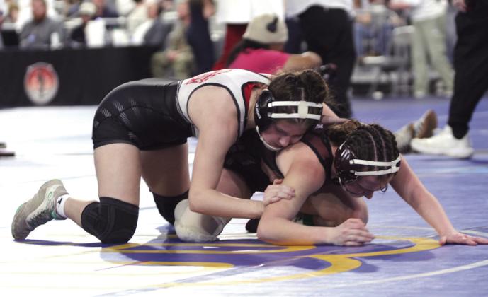 McLoud's Launa Troutt plans her next moves in the 120 weight class.