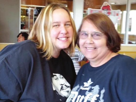 Julie Talton and her mother, Vicki Duff, pose for a photo. Photo provided.