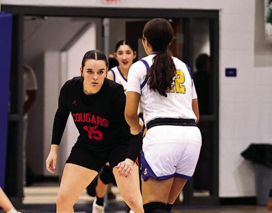 North Rock Creek’s Morgan Campbell keeps an eye on the ball.