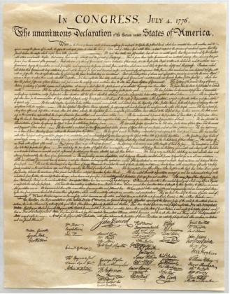 Getting to know the Declaration of Independence