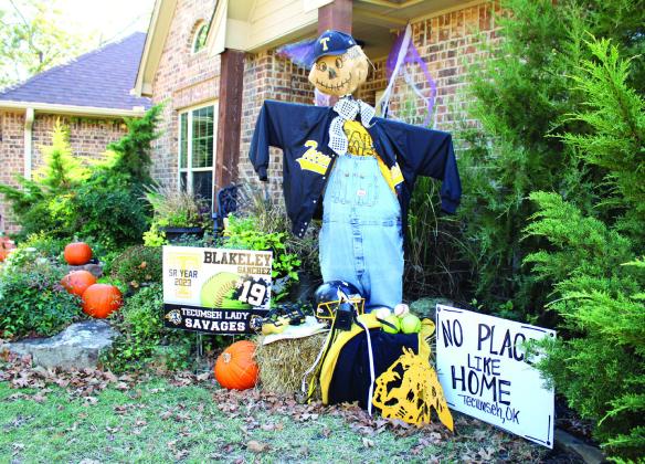 “No Place Like Home,” at 259 Oakridge, is owned by Nicole and Julio Sanchez and won second place in the City of Tecumseh Residential Scarecrow Contest. Countywide &amp;amp; Sun/Natasha Dunagan