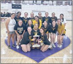 The Tecumseh Lady Savages Volleyball team captured second place in the gold bracket at the Chickasha Tournament last weekend. Photo provided