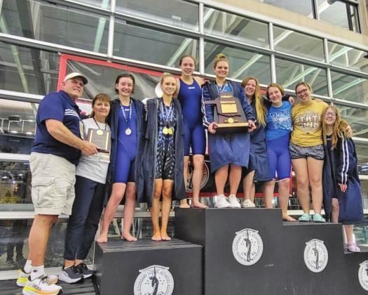 Shawnee Swim Girls Take State - Photo provided by Valarie Colburn.