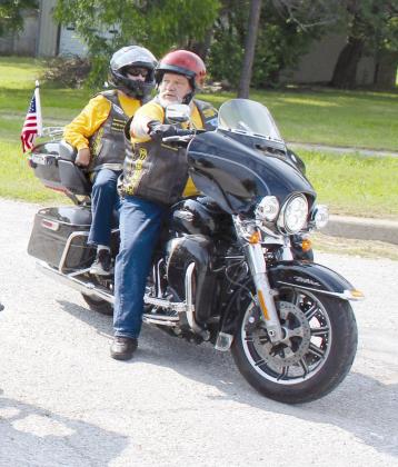 Ralph “Rowdy” Butler participates in the Roll to Wreaths Riders 4 Vets Memorial Day ride this past May. Butler has driven a truck for Wreaths Across America for 10 years now and began the Roll to Wreaths Riders 4 Vets organization to raise money for it. There will be a ceremony for National Wreaths Across America Day at the W.P. Wood/THS Alumni Center on Dec. 16 at 11 am. File photo.