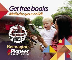 Pioneer Library System, in partnership with Dolly Parton Imagination Library deliver free books to children. Photo provided