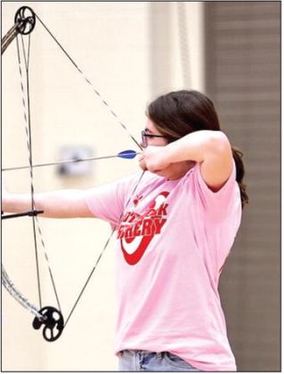 North Rock Creek hosted their annual Winter Pink Out Shootout on Jan. 9 &amp;amp; 10. Courtney Grace (pictured) won first in individual high school girls, shooting a 285. The elementary &amp;amp; middle schools won their divisions and the high school finished 2nd.