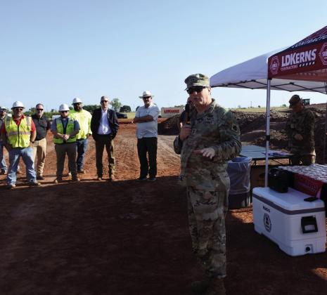 Maj. Gen. Thomas Mancino, Adjutant General of Oklahoma addressed the crowd about the opportunities for young men and women to get into the National Guard. Suzie Campbell, Countywide &amp;amp; Sun