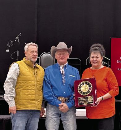 Pictured from left Matt Griffith, PCJLS Honoree Danny Thompson, and Suzanne Gilbert. Countywide &amp; Sun/Suzie Campbell