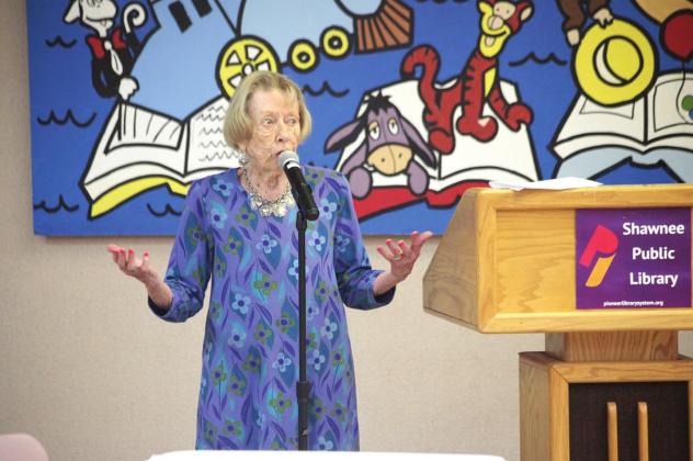 Shawnee Public Library Board Honors Sue Winterringer