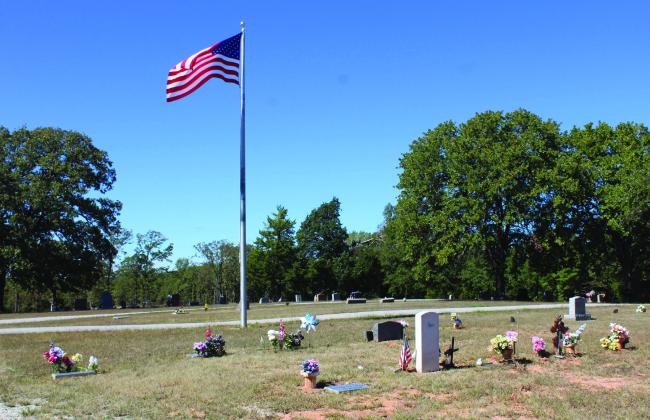 Brooksville Fire Department volunteer and heavy equipment operator Frank Phillips said they recently erected a flag pole and a new gate at the Brooksville Cemetery. He has also done the dirt work on an adjoining two acres land donated last year by Paul Meyer and Deborah Ball. Brooksville is celebrating 120 years as a town and held a reunion at the Brooksville Community Center on Oct. 14. Countywide &amp; Sun/Natasha Dunagan