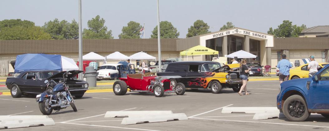 The Third Annual Tecumseh High School Cheer Booster Club Car Show was held in the high school parking lot on Aug. 26, featuring 51 vehicles. It also offered games and door prizes.