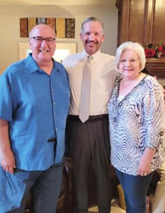Newly elected Dist. 23 District Attorney David Hammer poses with his parents, Ann and Ronny Jones, during the watch party Tuesday, June 28. Hammer will take office in Jan. 2023. Photo provided