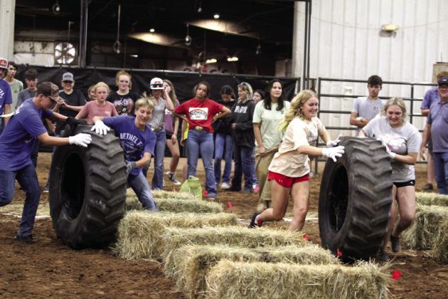Annual Farmhand Olympics during the 2024 Pottawatomie County Free Fair. File photo, Countywide &amp;amp; Sun/Natasha Dunagan