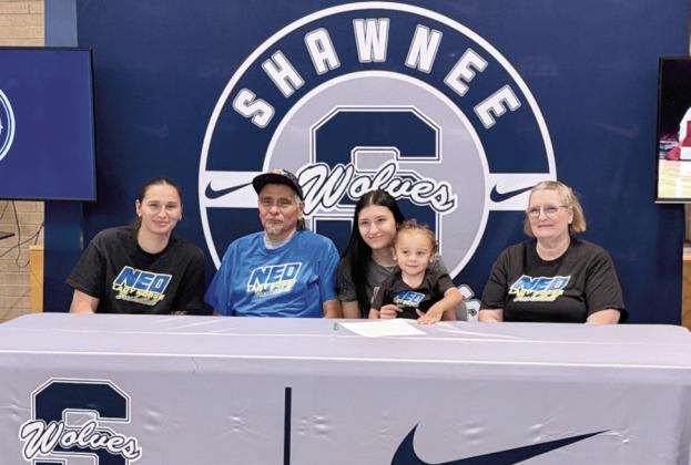 Daley Rice signed with Northeastern Oklahoma A&amp;M College (NEO) in Miami, OK, to play basketball.